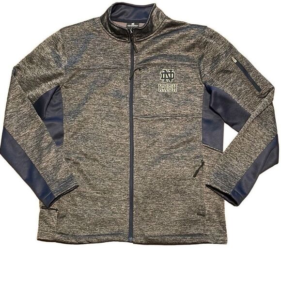 Colosseum Notre Dame Irish navy jacket four pockets Men’s M - Picture 1 of 10